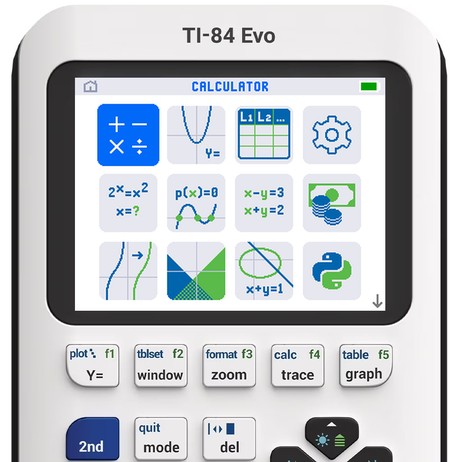 TI-84 Evo graphing calculator