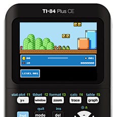Games running on a TI-84 Plus CE