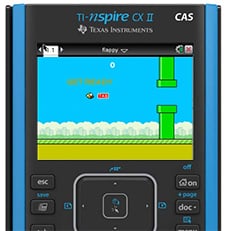 Games running on a TI-Nspire CX II