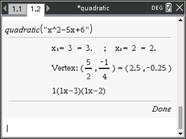 Quadratic Equation Solver